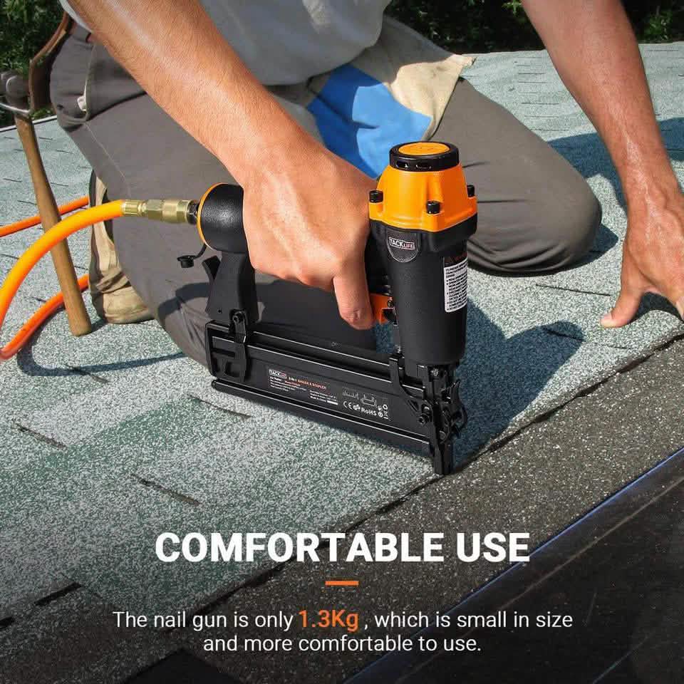 TACKLIFE TK5040-Brad Nailer, Druckluft, 18GA 2-in-1 Nagler
