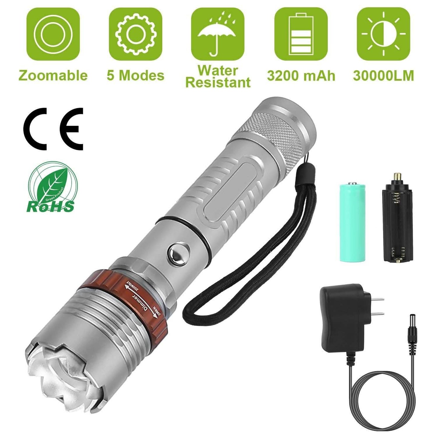Taktische Militär-LED-Taschenlampe