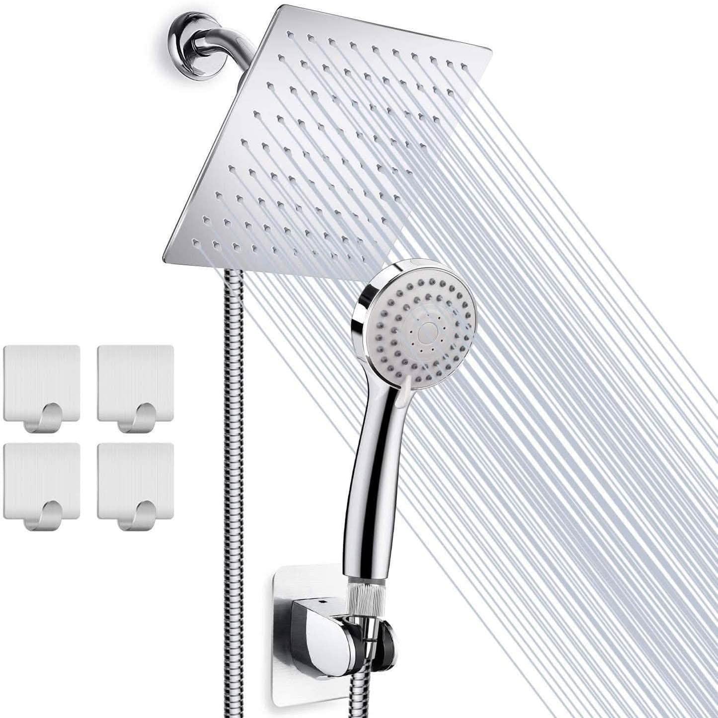 Taiker Edelstahl Duschkopf/Handbrause Kombination
