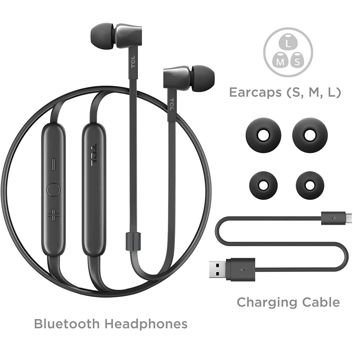 TCL MTRO100BT Kabellose In-Ear Kopfhörer Geräuschisolierende Bluetooth Kopfhörer (Generalüberholt)