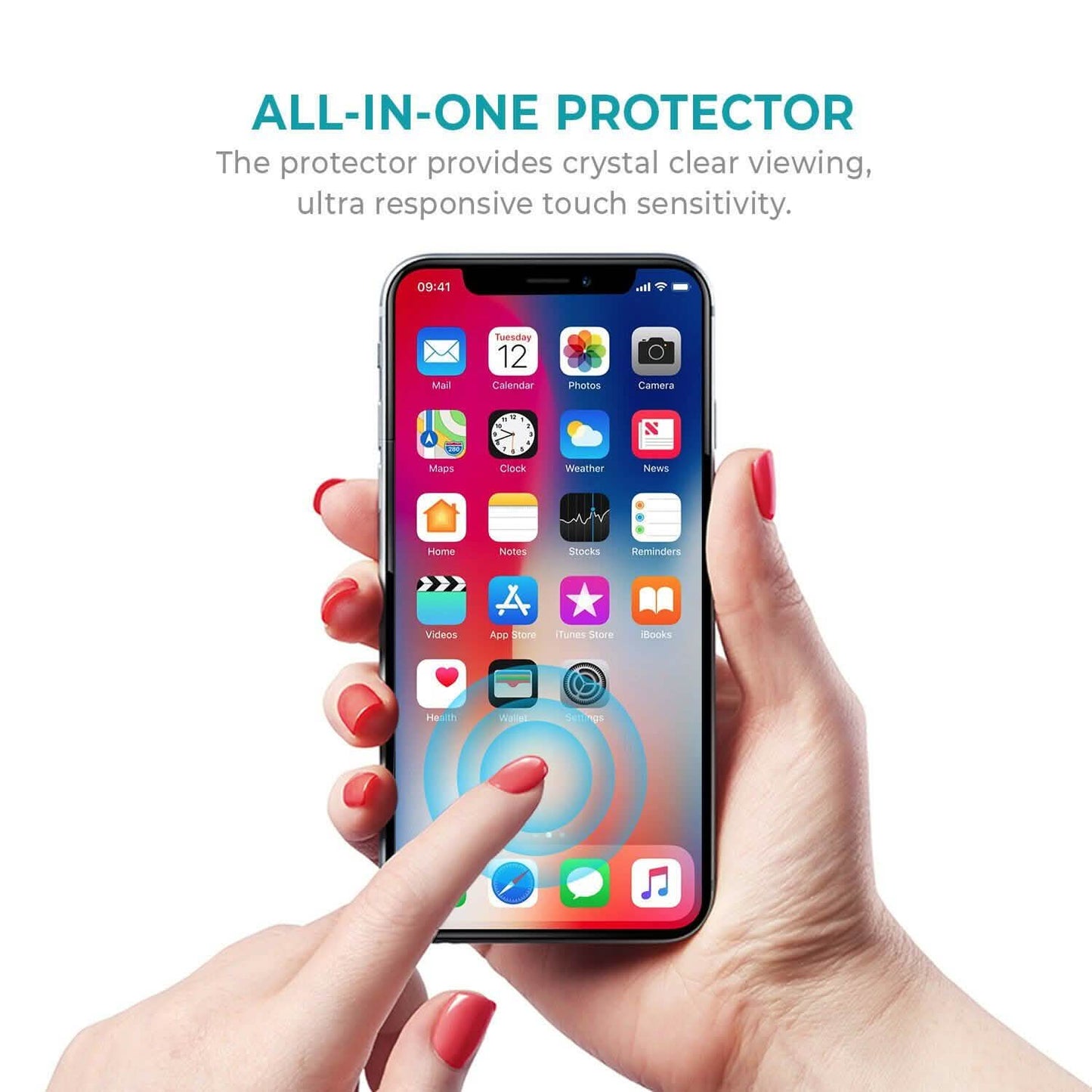Panzerglas für iPhone 11 Pro, XS und X
