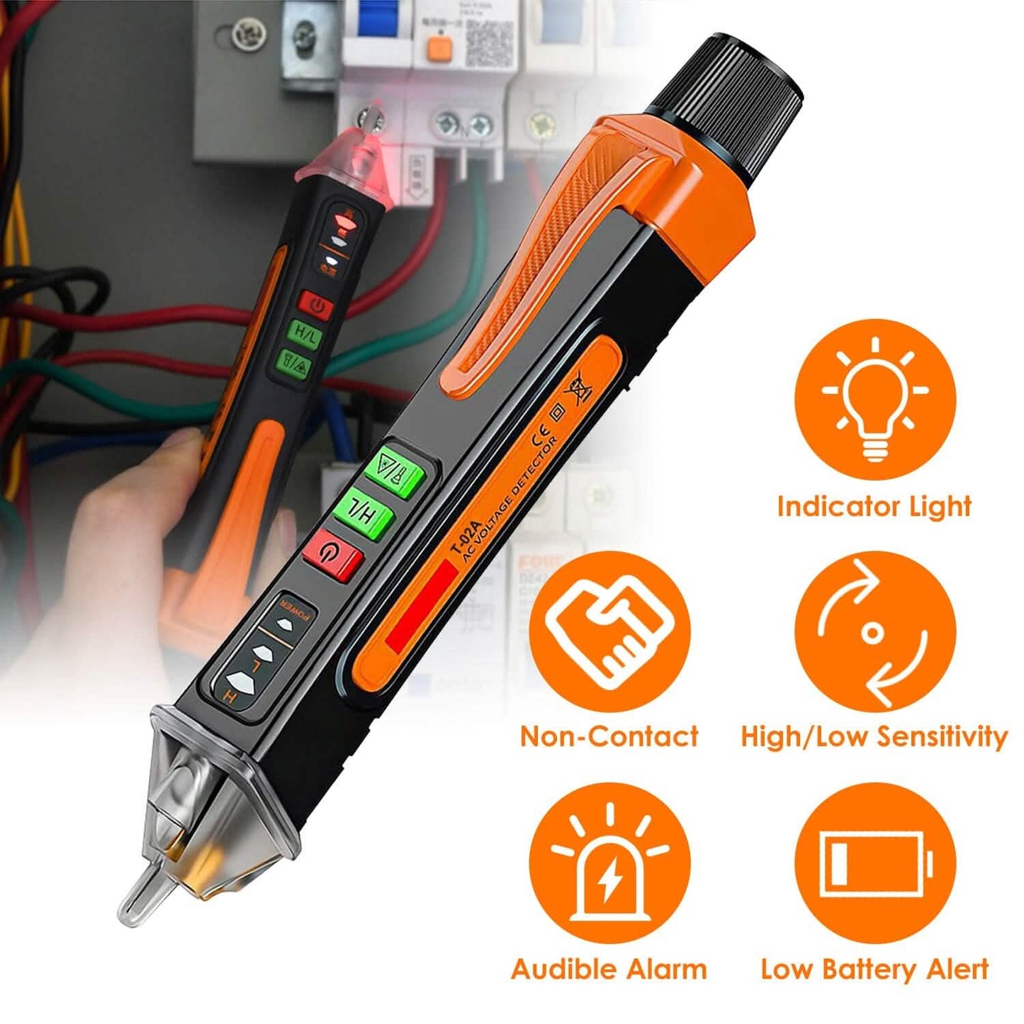 Prüfstift Stromkreisprüfer Dual-Bereich 12V/48V-1000V Bruchstellendetektor