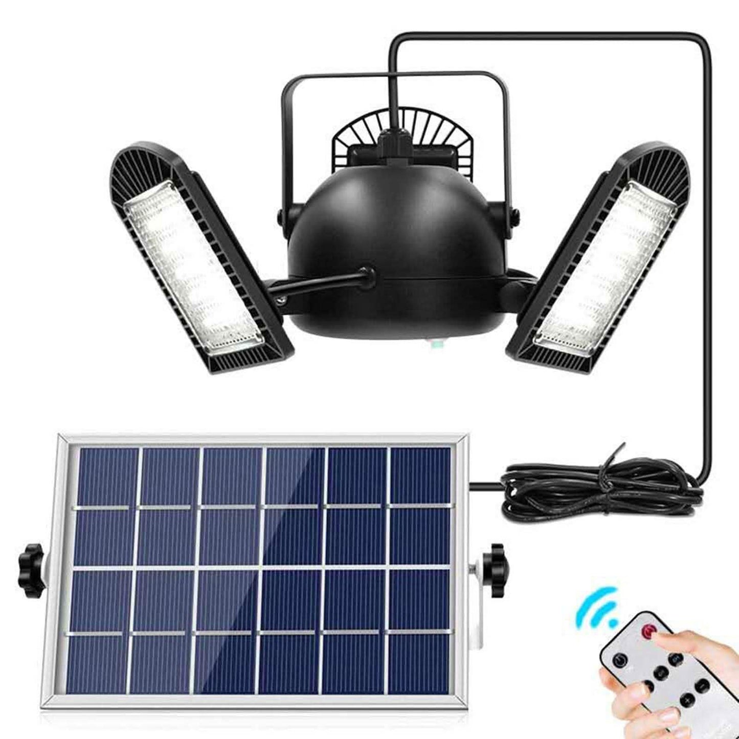 Dreiköpfige verstellbare LED-Garagenleuchte