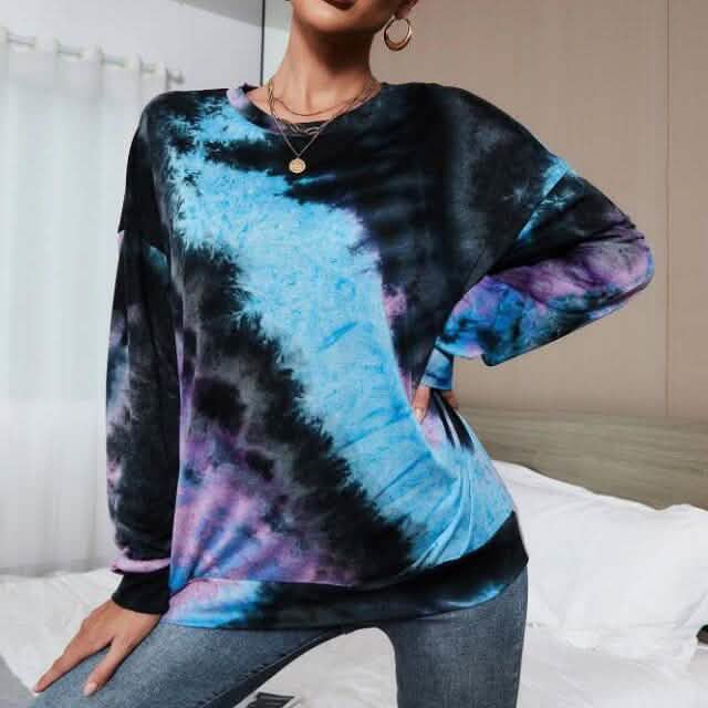 Tie-Dye Oversized Sweatshirt