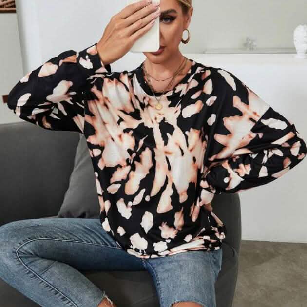 Tie-Dye Oversized Sweatshirt
