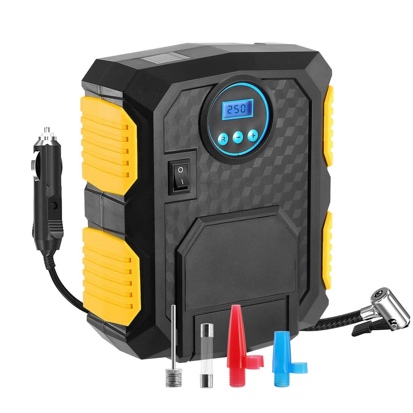 Reifenfüller 12V DC 120W 150PSI mit LCD elektrischer Luftkompressor