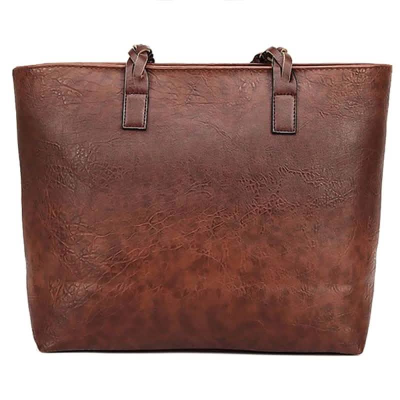 Vintage-Handtasche aus Kunstleder für Damen