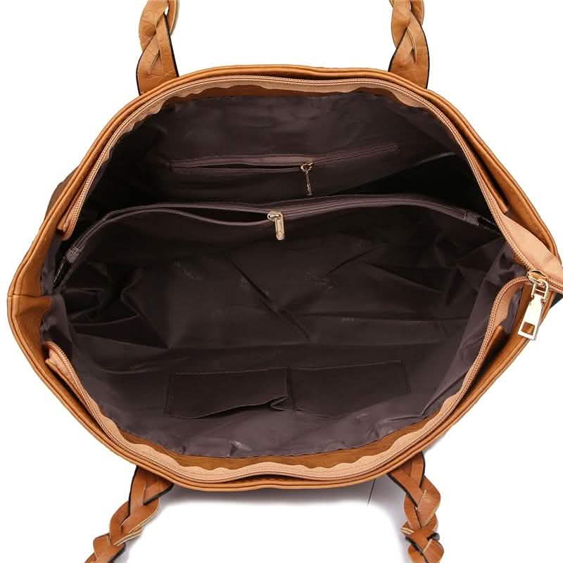 Vintage-Handtasche aus Kunstleder für Damen