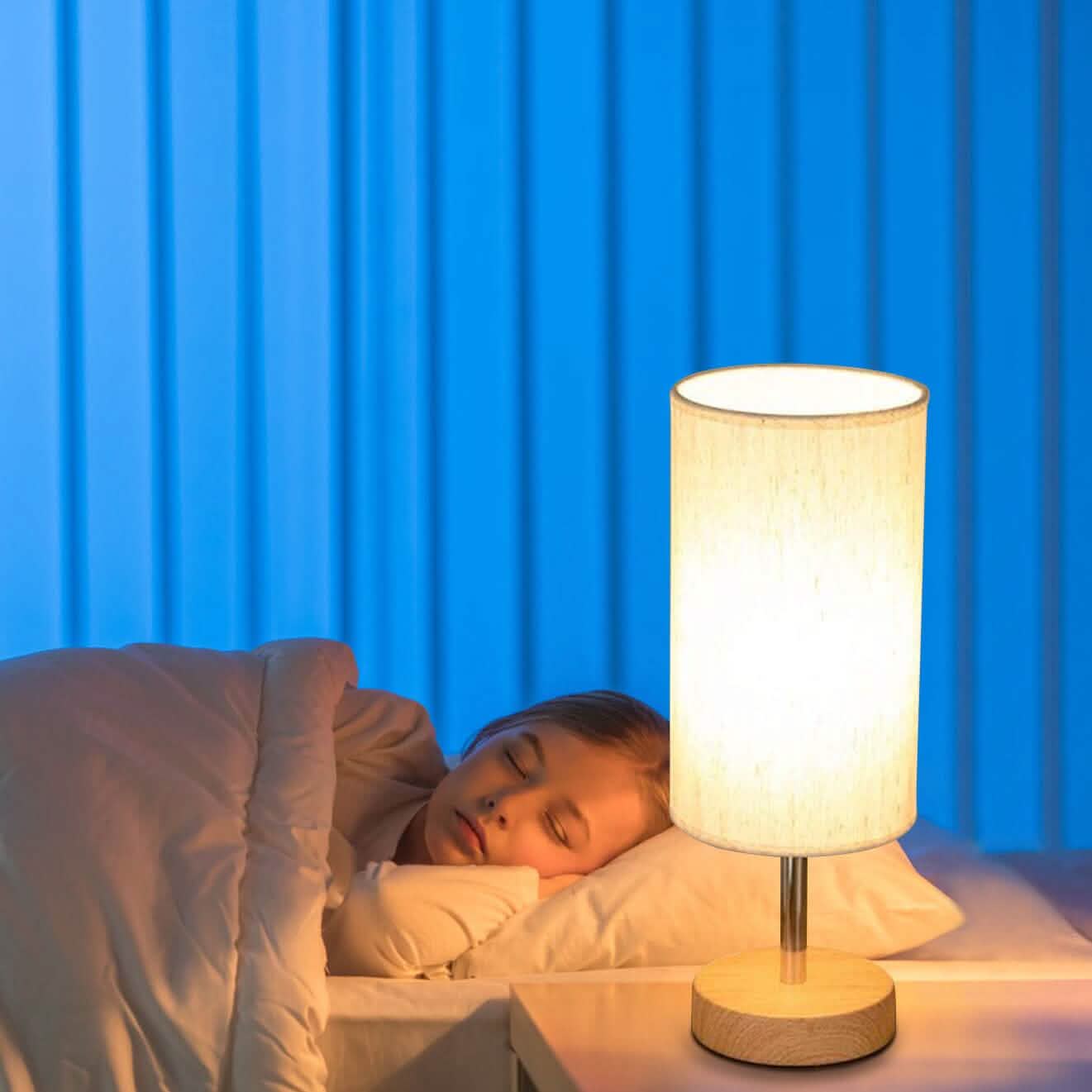 Touch Control Tischlampe 3-Wege Dimmbare Nachttischlampe