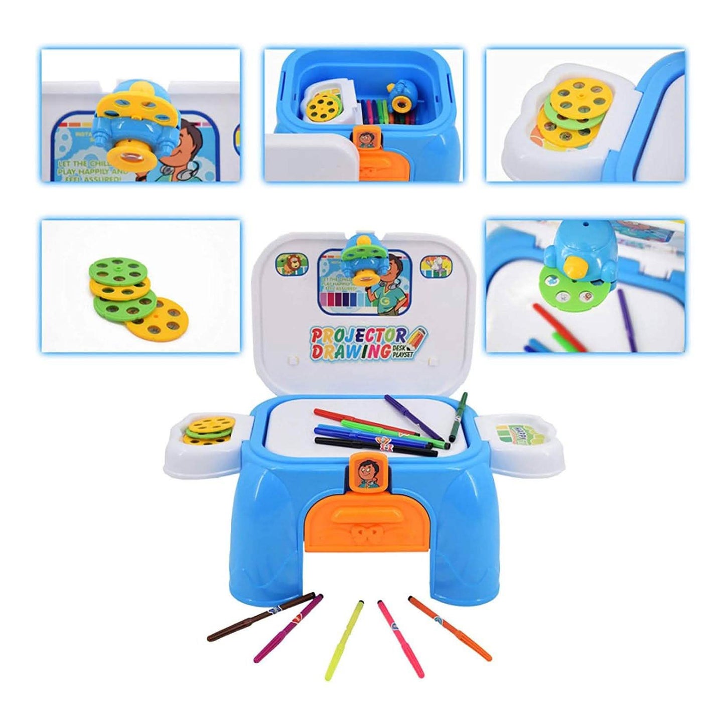 Toy Chef Kinderprojektor Magnetische Zeichentafel für Kleinkinder