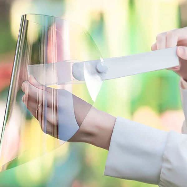 Transparenter schützender Vollmasken-Gesichtsschild