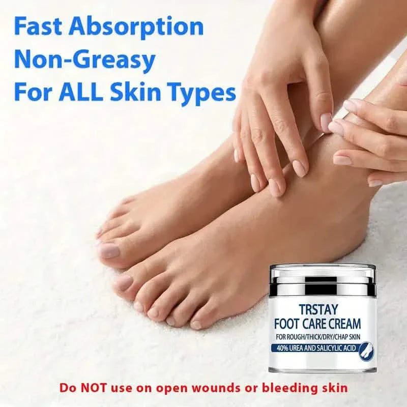 Trstay Fußpflegecreme 50g / Fußcreme 40% Urea und Salicylsäure