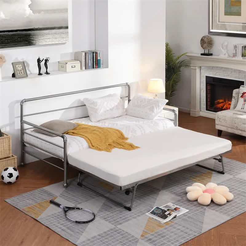 Einzel-Tagesbett mit ausziehbarem Unterbett