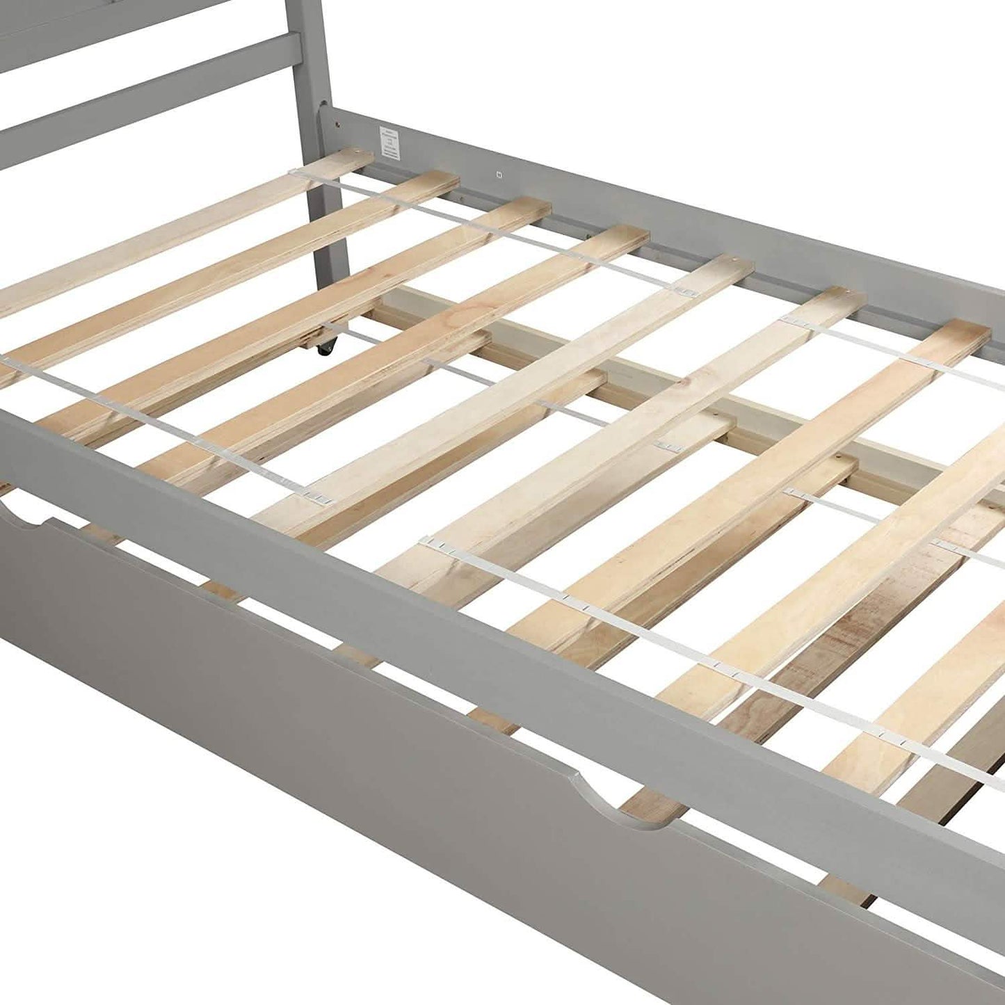 Plattformbett in Twin-Größe mit Ausziehbett