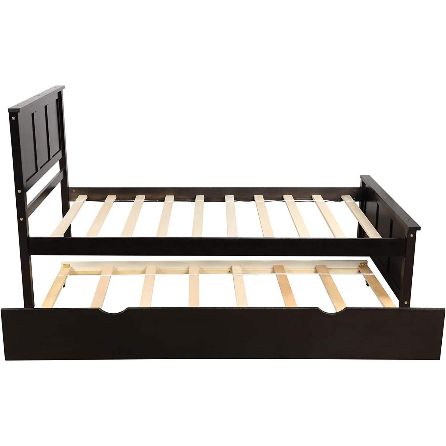 Plattformbett in Twin-Größe mit Ausziehbett