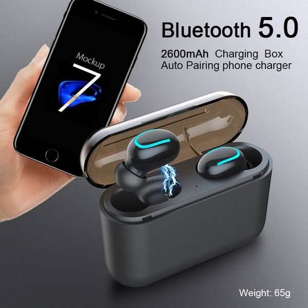 TWS Bluetooth 5.0 Sport-Stereo-Touch-Control-In-Ear-Kopfhörer mit Ladecase