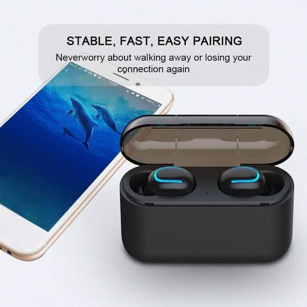 TWS Bluetooth 5.0 Sport-Stereo-Touch-Control-In-Ear-Kopfhörer mit Ladecase