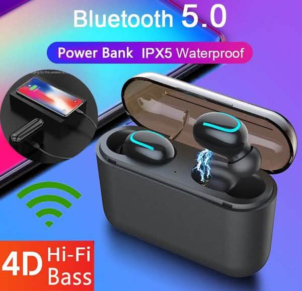 TWS Bluetooth 5.0 Sport-Stereo-Touch-Control-In-Ear-Kopfhörer mit Ladecase