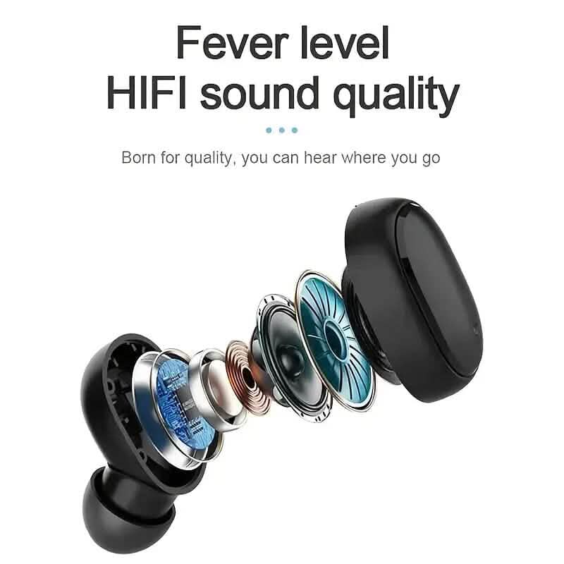 TWS In-Ear-Funkkopfhörer Mini-Ohrhörer mit Ladecase