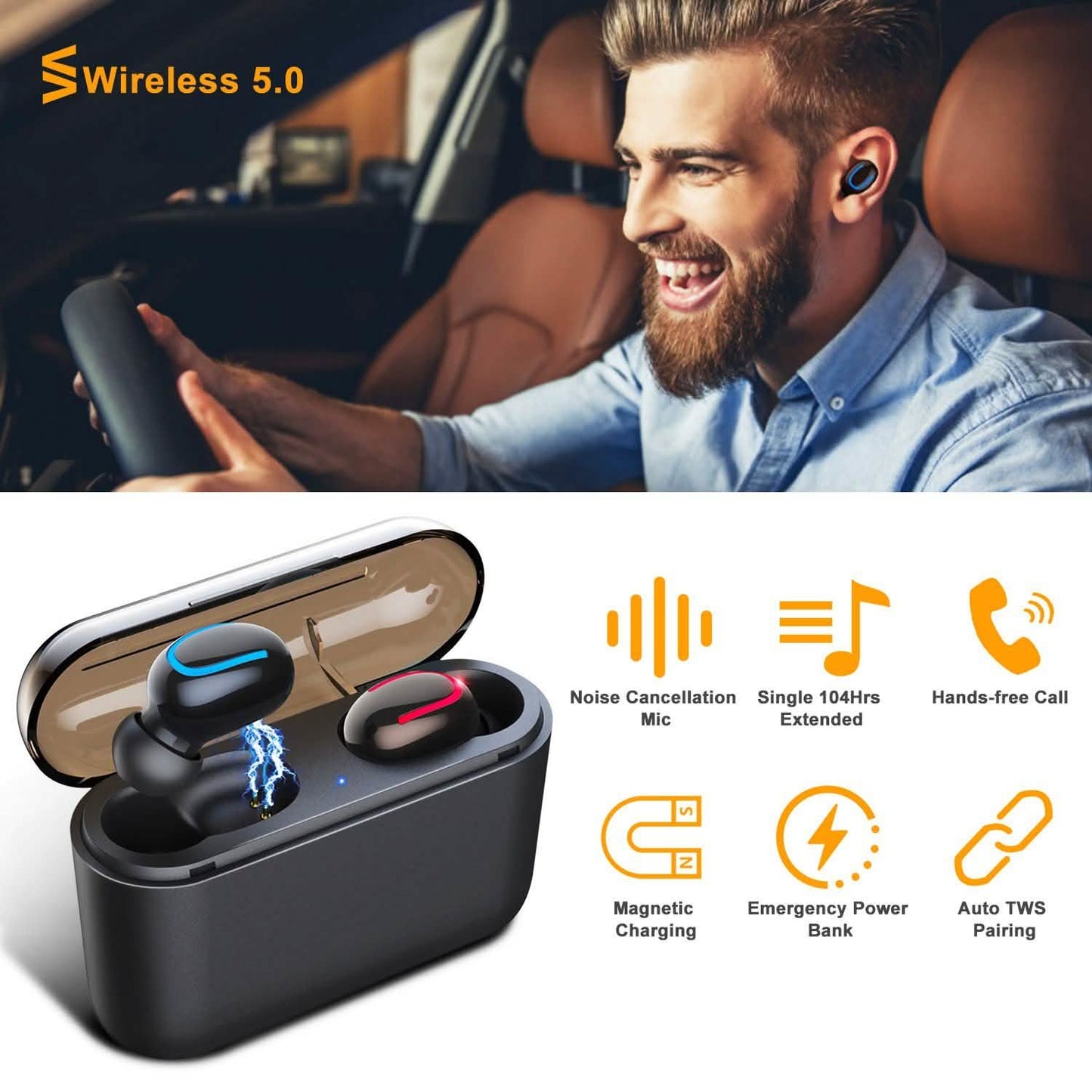 TWS Wireless 5.0 Kopfhörer
