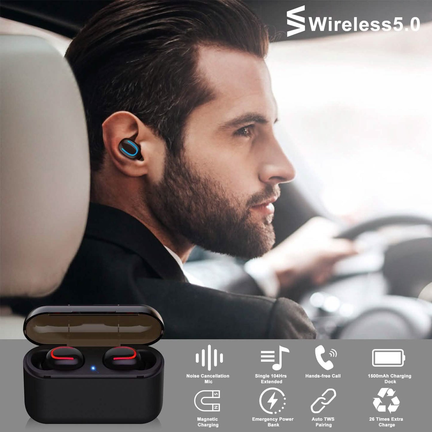 TWS Wireless 5.0 Kopfhörer