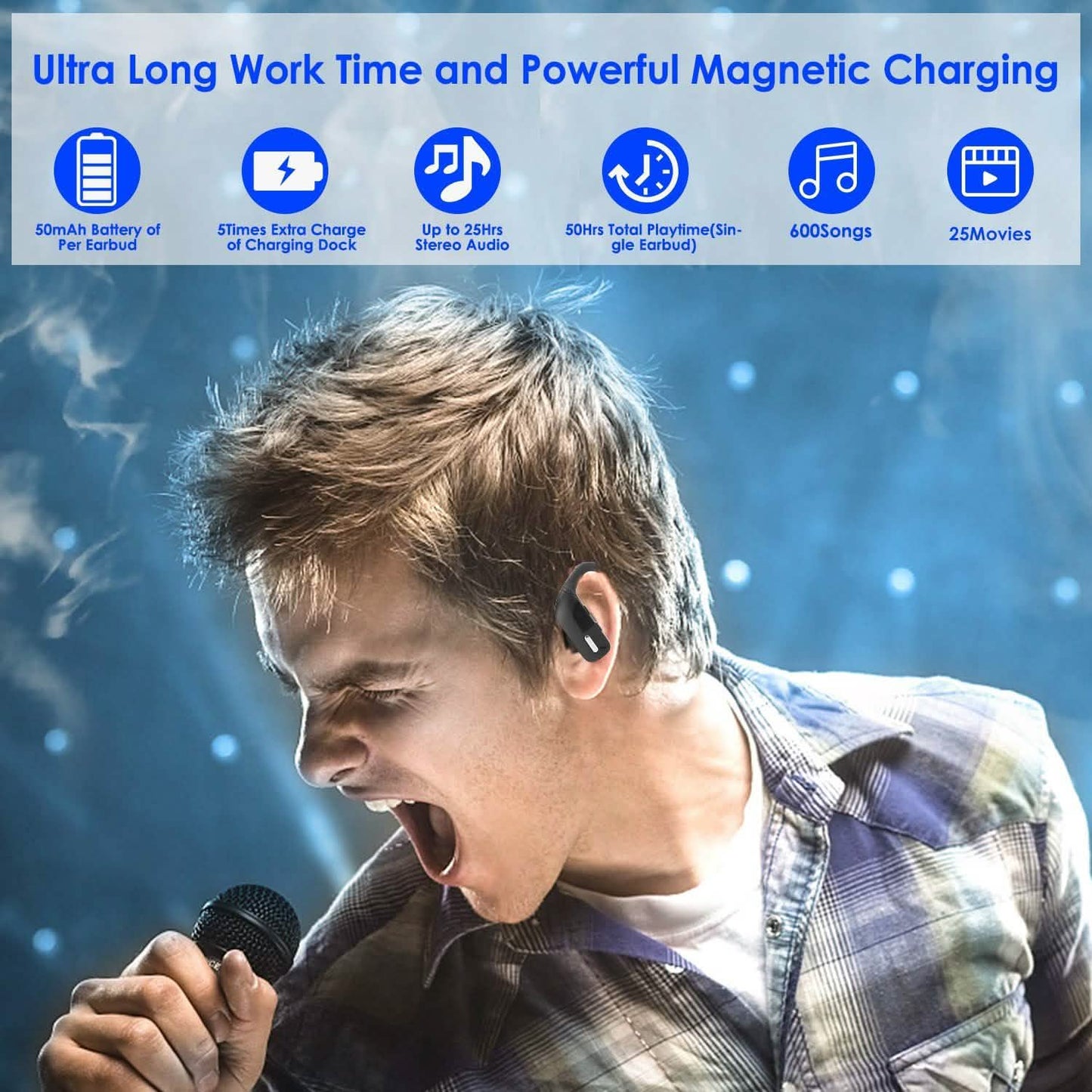 TWS Wireless 5.0 In-Ear Stereo-Kopfhörer