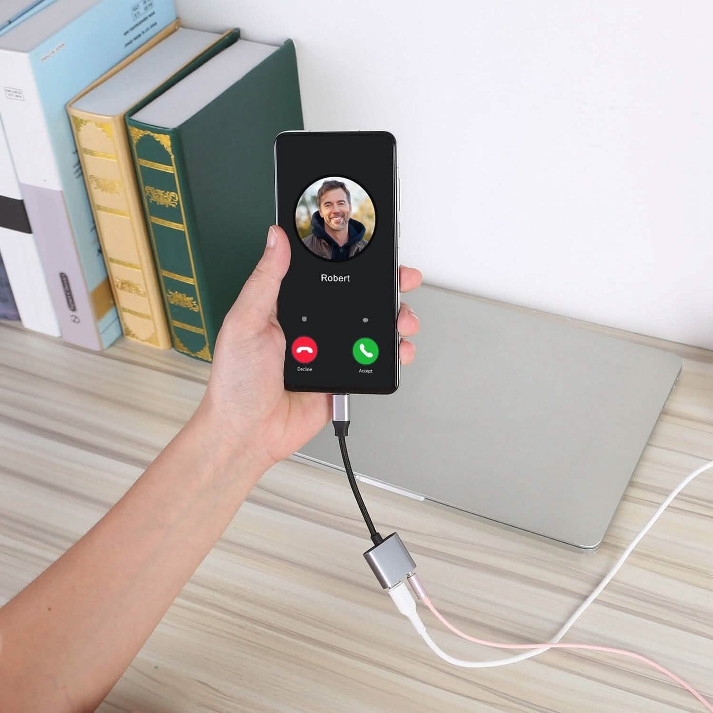 USB C auf 3,5 mm Kopfhörer-Ladeadapter USB C auf Aux-Audiobuchse