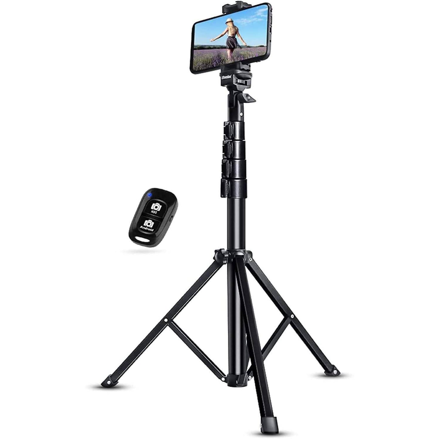 UBeesize 51" ausziehbares Stativ mit Bluetooth-Fernbedienung