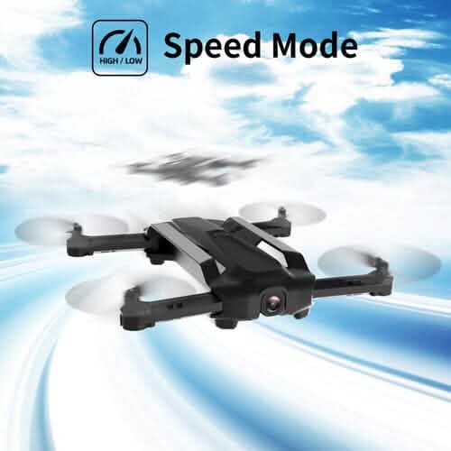 UDIRC faltbare RC Drohne FPV WiFi Quadrocopter mit 720P HD Kamera & 2 Akkus U73