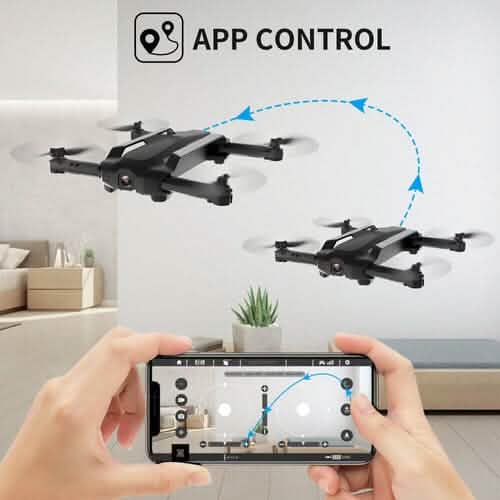 UDIRC faltbare RC Drohne FPV WiFi Quadrocopter mit 720P HD Kamera & 2 Akkus U73