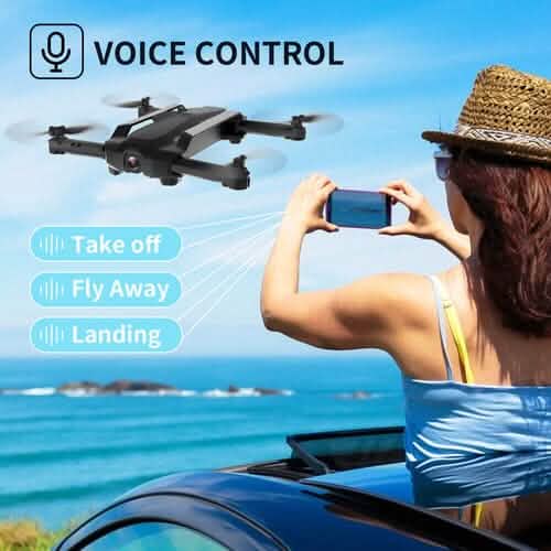 UDIRC faltbare RC Drohne FPV WiFi Quadrocopter mit 720P HD Kamera & 2 Akkus U73