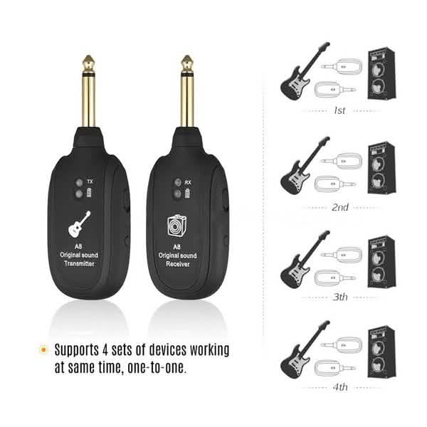 UHF-Gitarren-Funksystem Sender Empfänger