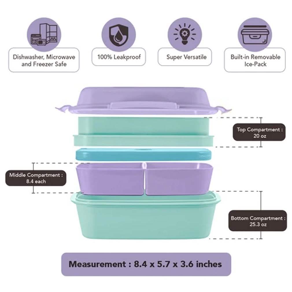 Ultimative Bento Box - Lunchbox für Kinder & Erwachsene