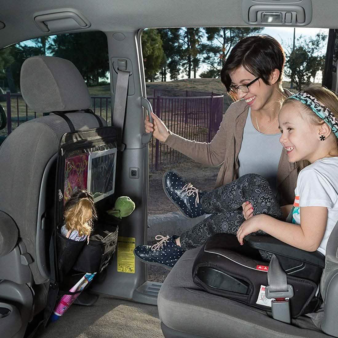 Ultimativer Auto-Rücksitz-Organizer mit Tabletfach und Getränkehalter