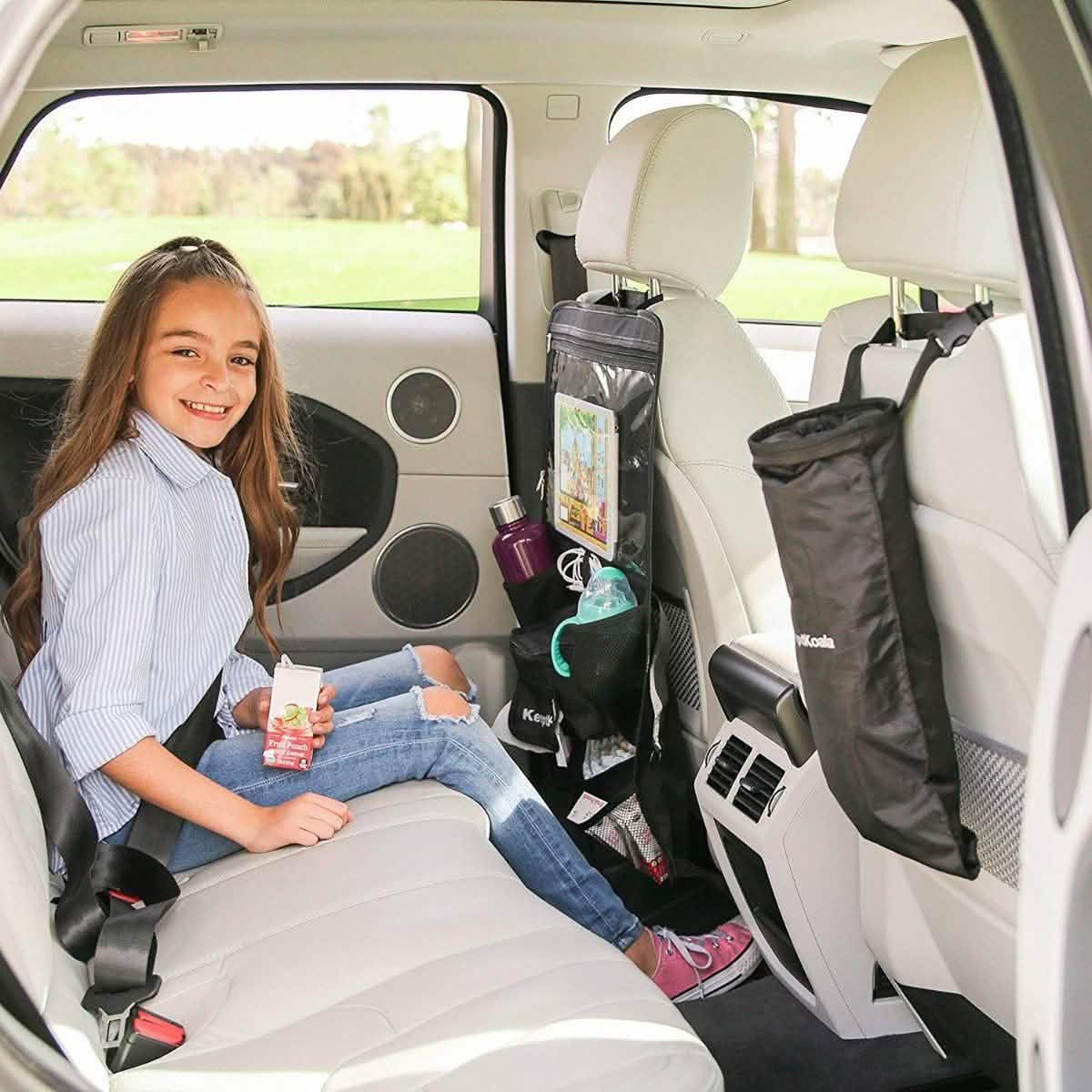 Ultimativer Auto-Rücksitz-Organizer mit Tabletfach und Getränkehalter