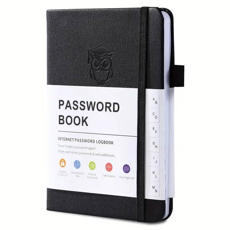 Passwort-Organizer-Journal für höchste Sicherheit