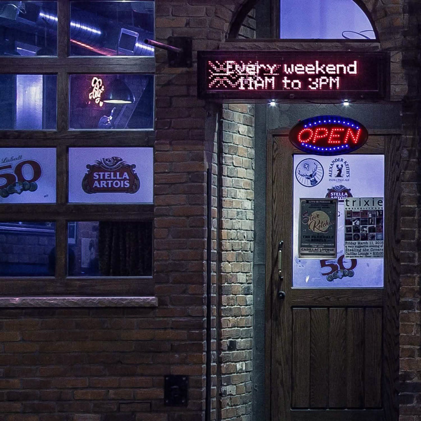 Ultrahelle LED Neon Open-Schild