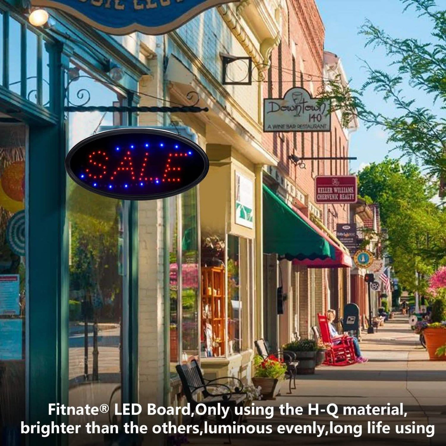 Ultra Helles Open Schild Neon LED Licht Animierte Bewegung Blitz Business Werbetafel