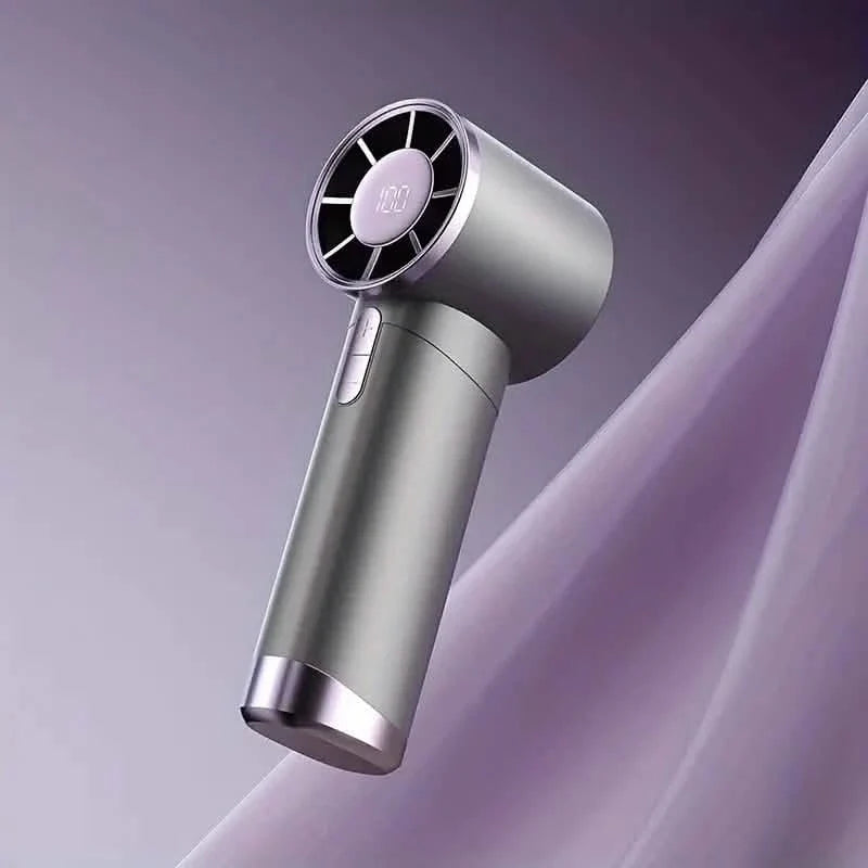 Ultraleiser tragbarer Handventilator mit 100 einstellbaren Geschwindigkeitsstufen