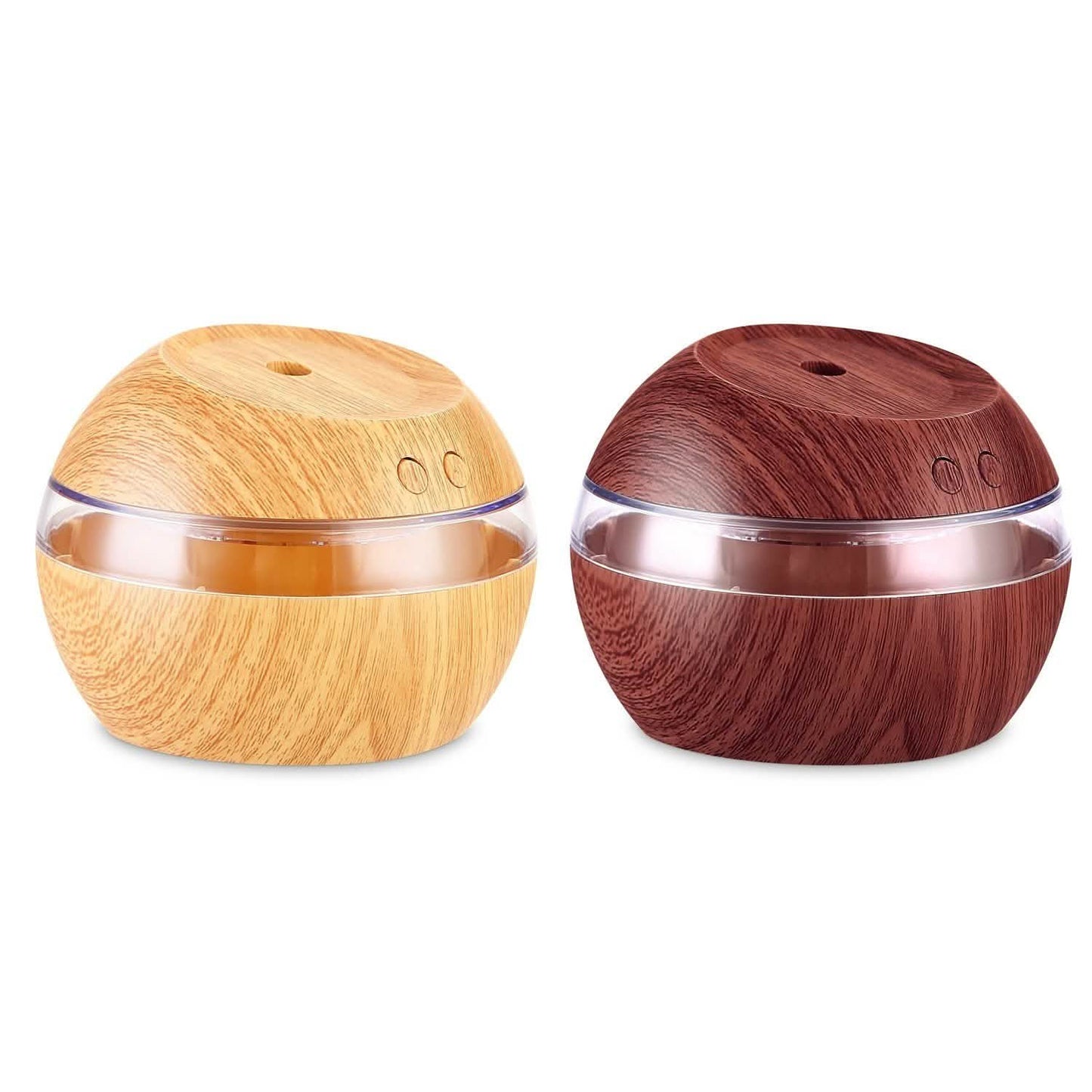 Ultraschall-Aroma-Diffusor aus Holzmaserung