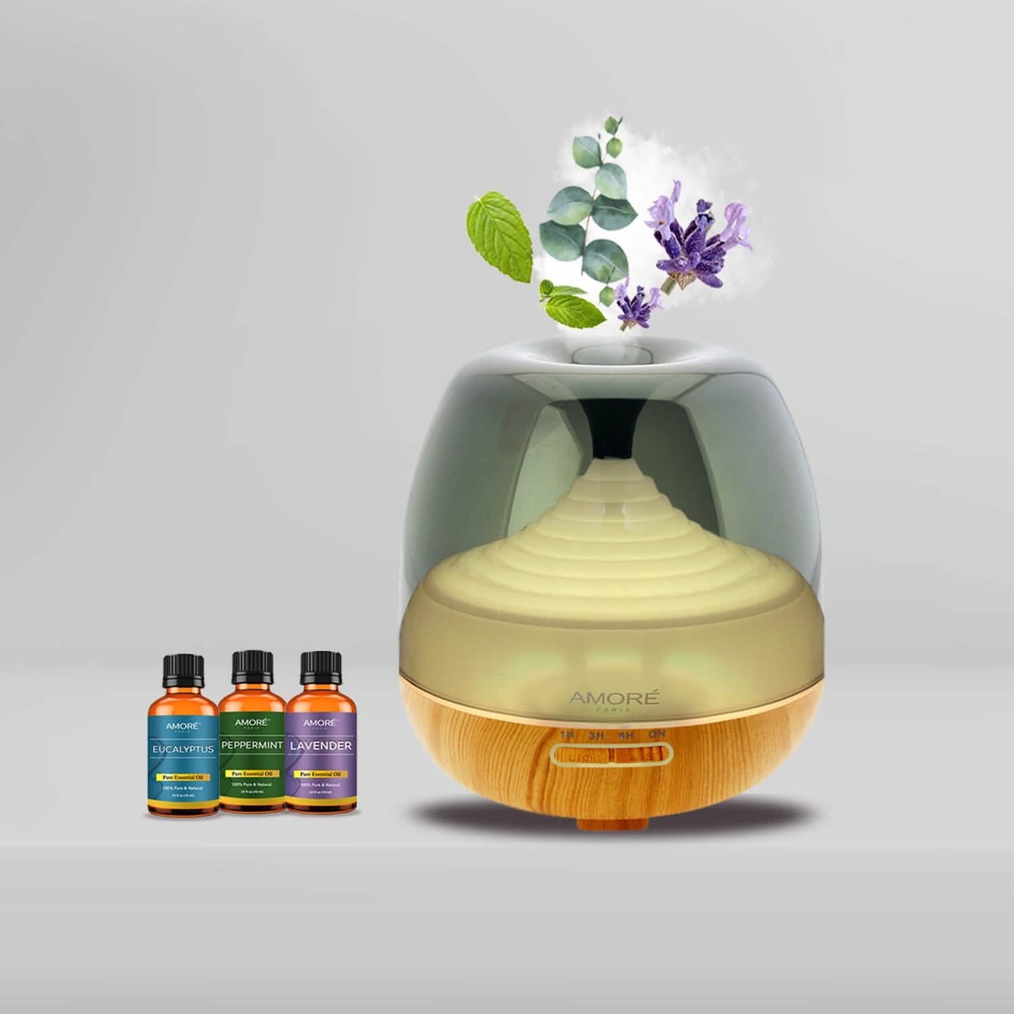 Ultraschall-Aromatherapie-Kaltnebel-Luftbefeuchter-Diffusor