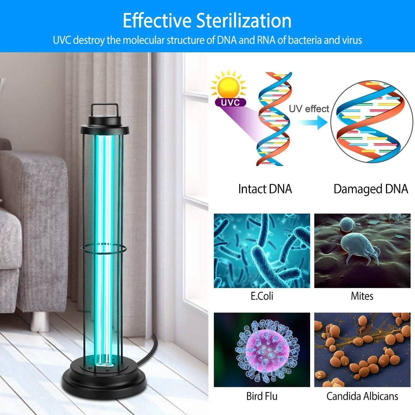 Ultraviolett-Desinfektions-Sterilisationsröhre