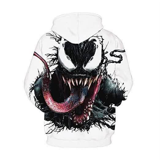 Unisex 3D Muster Venom Bedruckte Hoodies