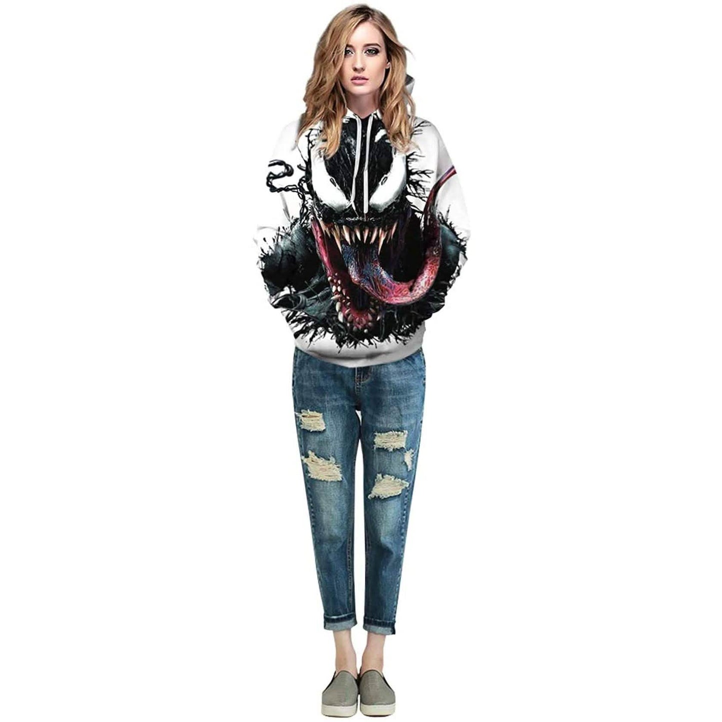 Unisex 3D Muster Venom Bedruckte Hoodies