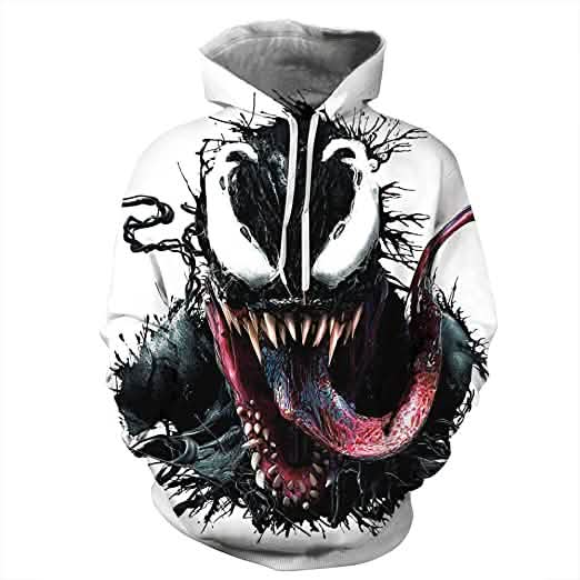 Unisex 3D Muster Venom Bedruckte Hoodies