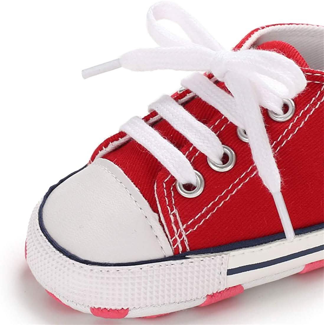 Unisex High Top Sneaker Weiche rutschfeste Sohle Neugeborenen-Denimschuhe