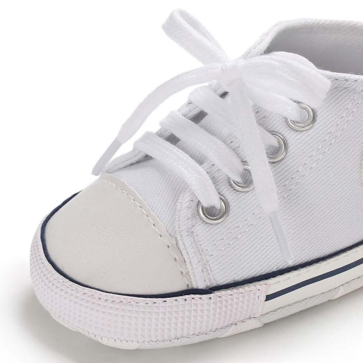 Unisex High Top Sneaker Weiche rutschfeste Sohle Neugeborenen-Denimschuhe