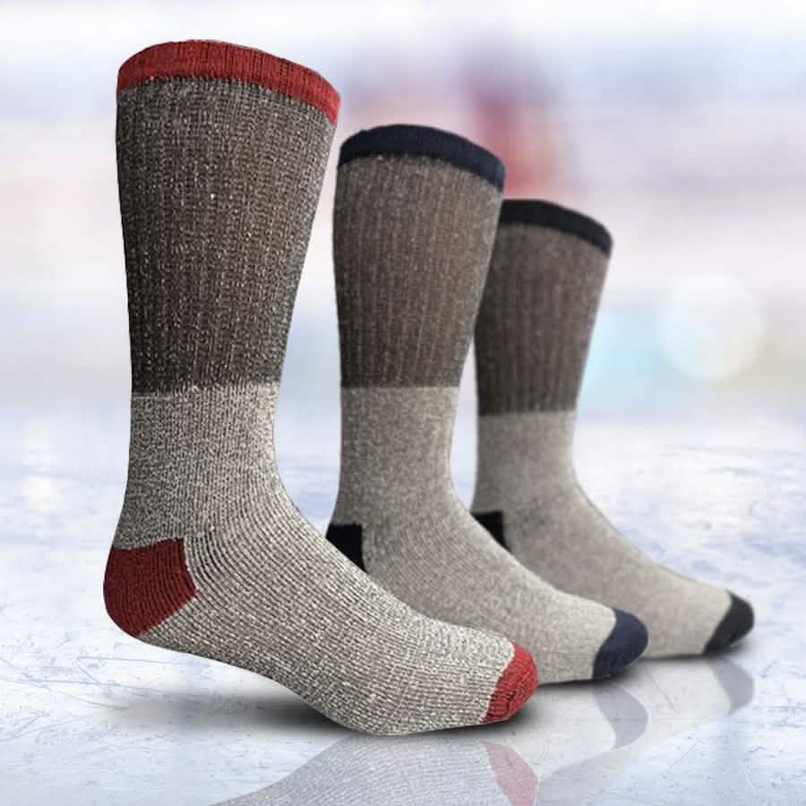 Unisex gefütterte Thermo-Baumwoll-Socken für kaltes Wetter