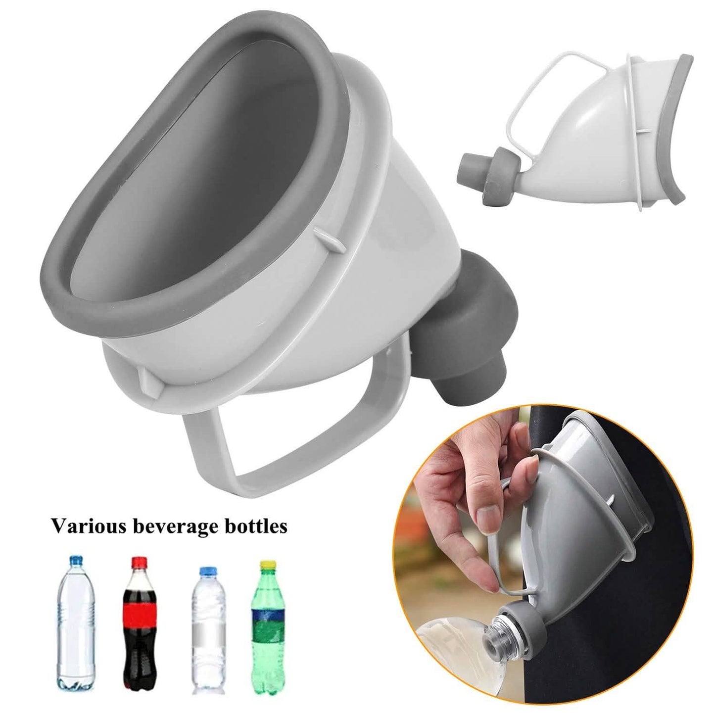 Unisex Pinkeltrichter für Erwachsene, Notfall-Urinal