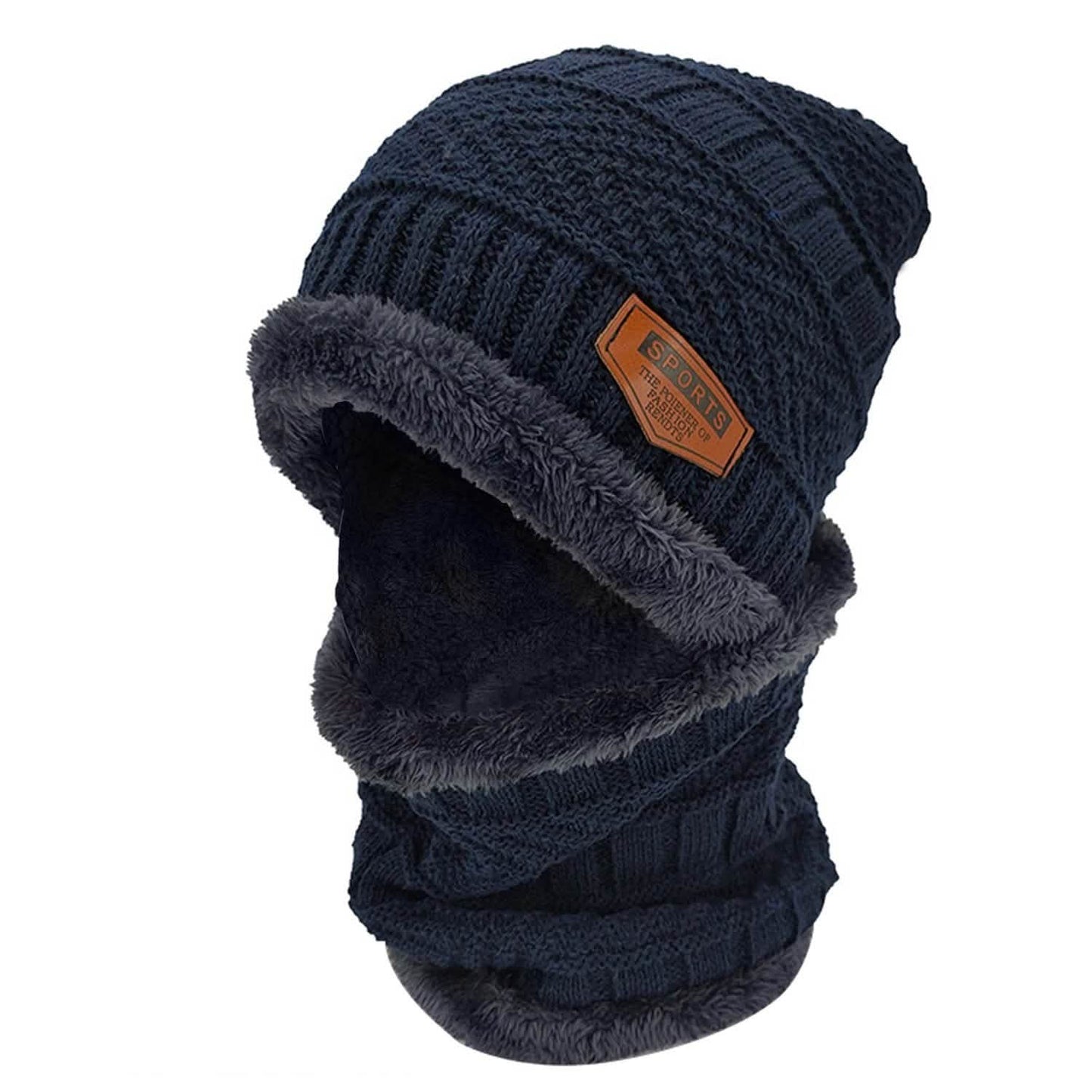 Unisex Wintermütze und Schal Set